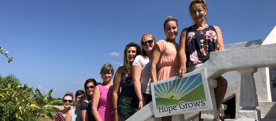 Members of Hope Grows Haiti mission