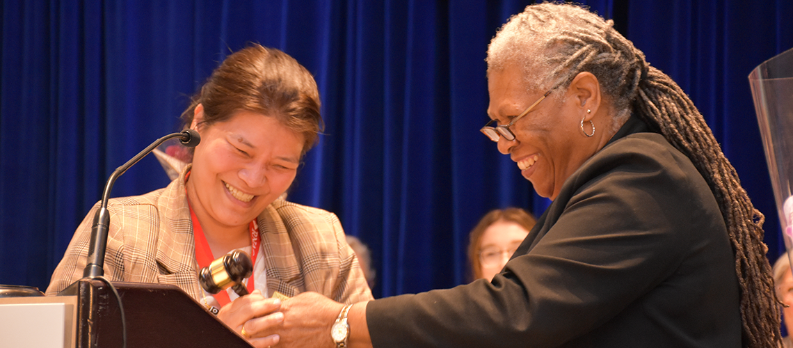 NP Lhamo Dolkar and Dr. Claudette Holloway