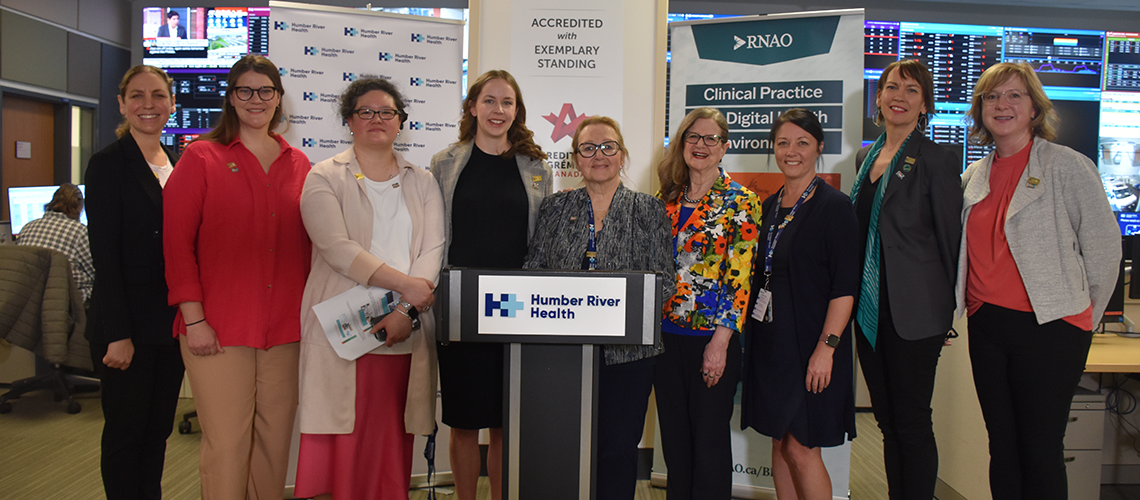 Nursing Week 2024 launch of digital health BPG Humber River Hospital