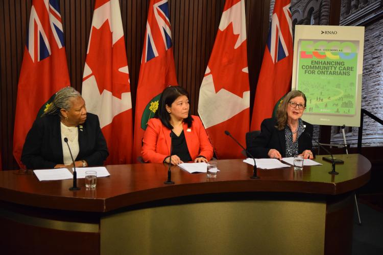 Dr. Claudette Holloway, NP Lhamo Dolkar and Dr. Doris Grinspun release ECCO 4.0