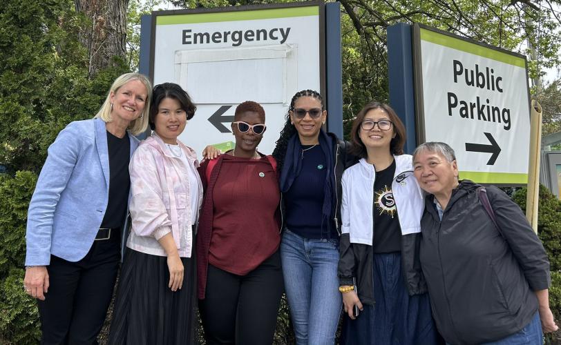 RNAO and international visitors tour Michael Garron Hospital