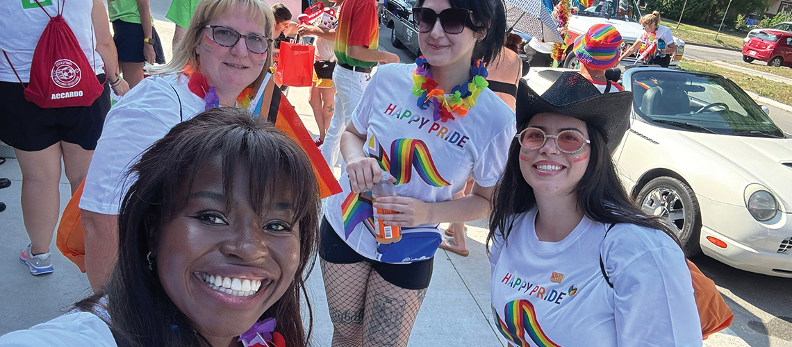 Nurses at Pride in Windsor
