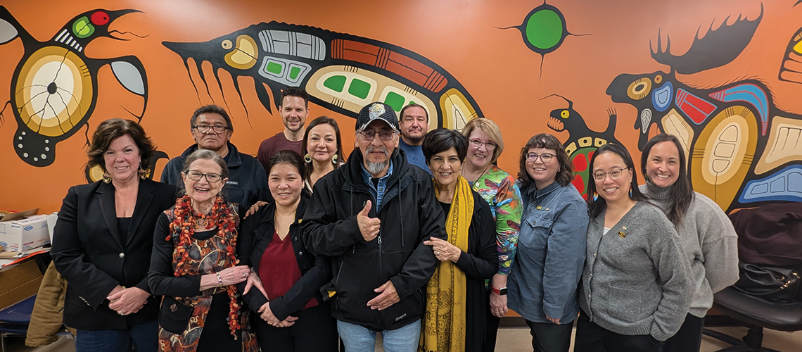 During a March 2026 visit to Pikangikum First Nation, representatives from RNAO and the government of Ontario visited the local health station (above), community school and new, provincially funded Elder’s Complex. 