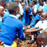 Vovohole primary school tap Kenya