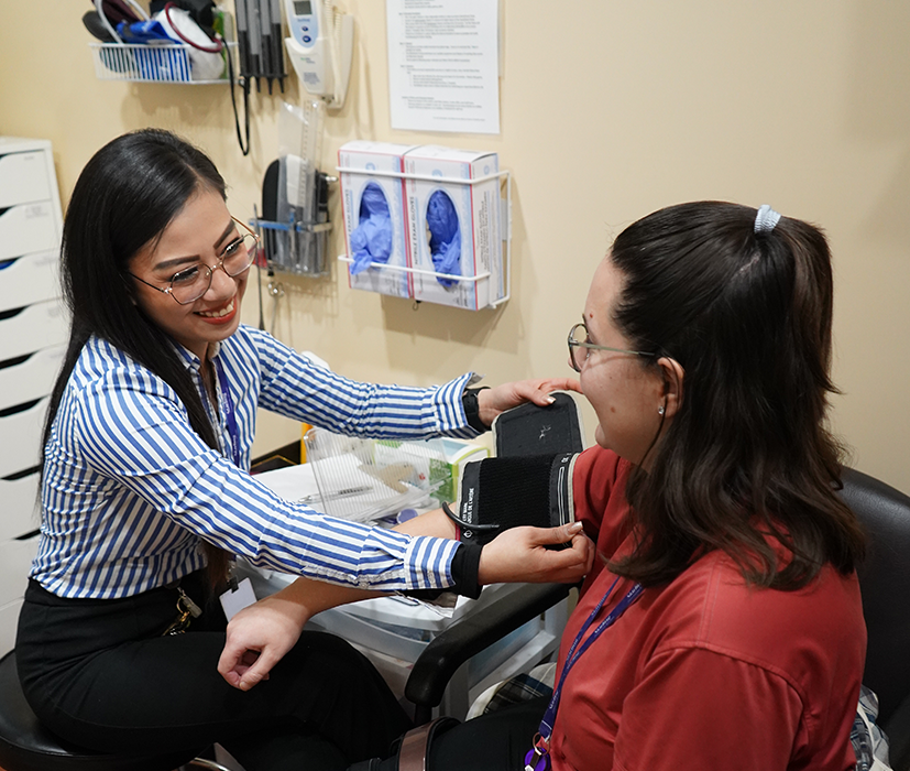Ruby Amoncio (left) is an RN prescriber in Ontario