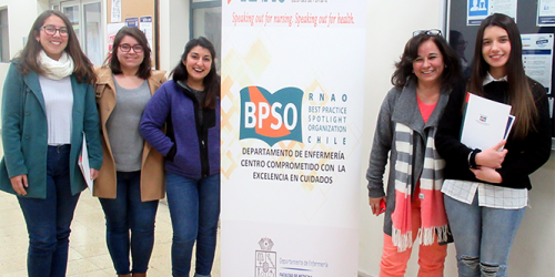 Amalia Silva-Galleguillos (second from right), who has conducted BPSO training in Chile, Colombia and Portugal, says the experience has opened doors to new career opportunities.