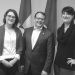 Green Party leader Mike Schreiner took part in a QPOR visit at his Guelph office on Nov. 30 with RNAO members Hilary Sudar (left) and Rachel Mixer. 