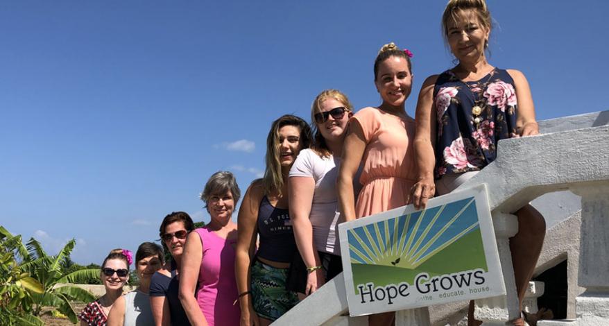 Members of Hope Grows Haiti mission