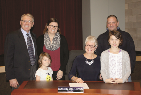 Doreen O'Sullivan and her family