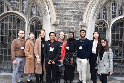 Each year, nursing students from across Ontario have the opportunity to complete a placement with RNAO’s board and assembly. They learn about the work of RNAO as well as attend a board meeting. The students also attended Queen’s Park Day in Toronto on Feb. 20. From left to right: Cody Mount, Sarah Devoe, Megan Wood, Rodolfo D. Lastimosa Jr., Julia Schafrick, Maryan Mohamad, Chajan Sathiyeswaran, Susan Hwang and Hanan Benabdalla. 