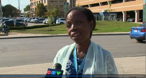 Dian Ramnarine speaks to CTV News about the privilege of playing piano for visitors to Credit Valley Hospital, where she works as an operating room RN. 