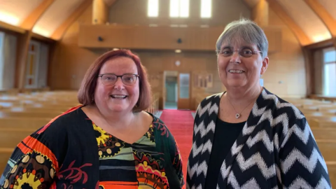 Jan Linner (right) and Barb Sutherland – to come  Source: Kate Dubinski (CBC) – need permission