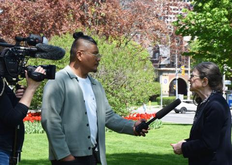 CBC's Dale Manucdoc interviews Dr. Doris Grinspun about ECCO 4.0
