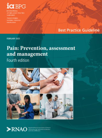 Pain prevention, assessment and management BPG cover