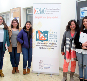 Amalia Silva-Galleguillos (second from right), who has conducted BPSO training in Chile, Colombia and Portugal, says the experience has opened doors to new career opportunities.