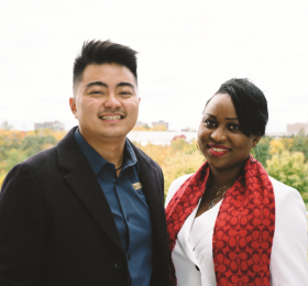 Danny Wang and  Birgit Umaigba 