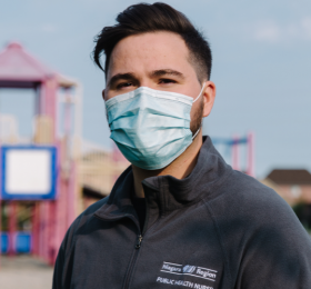Niagara public health nurse Austin White