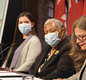 Nursing Career Pathways media conference at Queen's Park