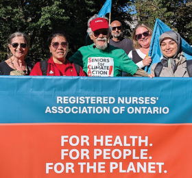 RNAO with David Suzuki at Queen's Park