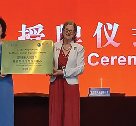 Dr. Doris Grinspun in China Sept 2025